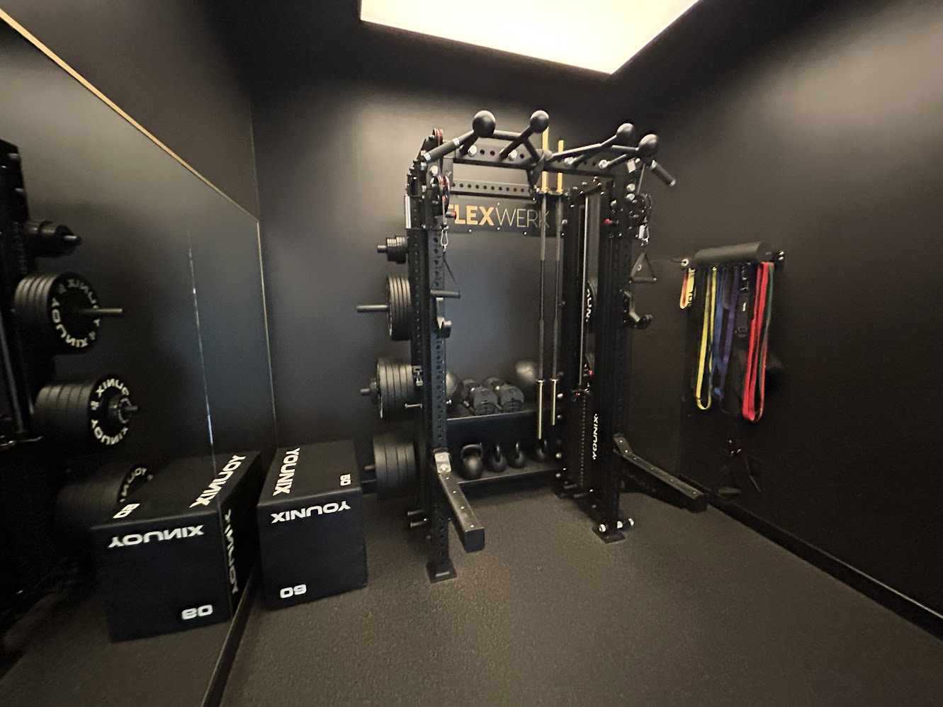 A private training suite at FlexWerk