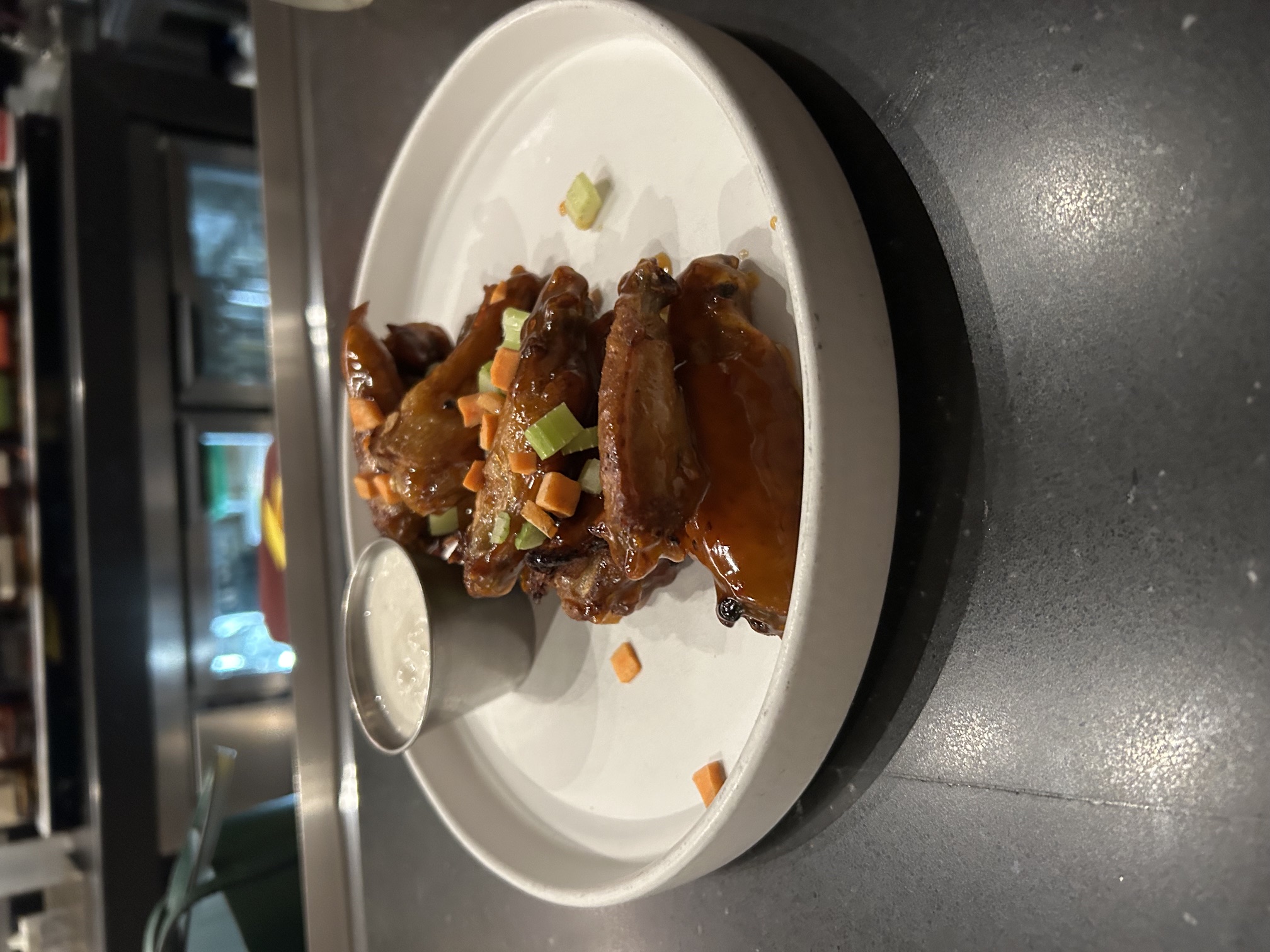 Mango habanero wings at Garden Table in Midtown Carmel